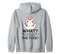 What and I Cannot Stress This Enough The Fuck Unicorn Funny Sudadera con Capucha