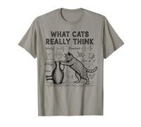 What Cats Really Think Funny Science Physics Cat Camiseta