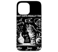 What Cats Really Think Pizarra Gato Ciencia Humor Físico Carcasa para iPhone 13 Pro MAX