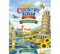 What country is it? Part 1 Coliring book for kids: Teaches geography and capital cities through play