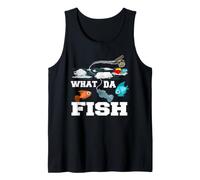 What da Fish - Pesca de plástico para Pesca Camiseta sin Mangas