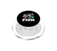 What da Fish - Pesca de plástico para Pesca PopSockets PopGrip para MagSafe