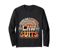 What Do Lawyers Wear To Work Law Suits Legal Puns - Manga Larga