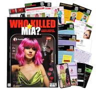 WHAT DO YOU MEME? Who Killed MIA: un Juego de Misterio de Asesinato Moderno Juegos de resolución de crímenes Reales para Adultos, descubre quién mató a la Influencer MIA Star, para fanáticos del