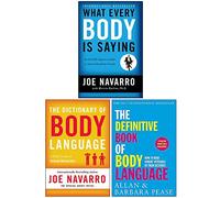 What Every Body Is Saying, The Dictionary of Body Language, The Definitive Book of Body Language 3 Books Collection Set