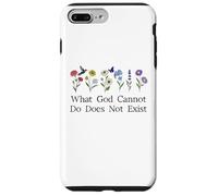 What God Cannot Do Does Not Exist Sign Christian God Quote Carcasa para iPhone 7 Plus/8 Plus