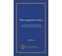 What happened to Mary: a novelization from the play and the stories appearing in the Ladies' World