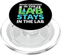 What Happens In The Lab Stays In Lab Química Laboratorio PopSockets PopGrip para MagSafe