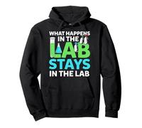 What Happens In The Lab Stays In Lab Química Laboratorio Sudadera con Capucha