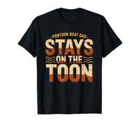 What Happens Pontoon Stays Between Dad Water Boat Secrets Camiseta
