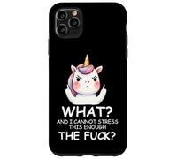 What & I Cannot Stress This Enough The FCK Sign Fuck Unicorn Carcasa para iPhone 11 Pro MAX