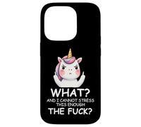 What & I Cannot Stress This Enough The FCK Sign Fuck Unicorn Carcasa para iPhone 14 Pro