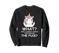 What & I Cannot Stress This Enough The FCK Sign Fuck Unicorn Sudadera