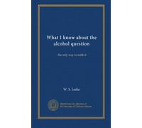 What I know about the alcohol question: the only way to settle it