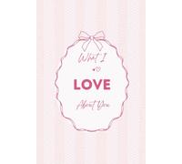 What I Love About You: A Cute Valentine’s Notebook Gift for Couples: A Blank Love Journal to Write Notes, Reasons, and Sweet Memories, 6x9 Inch, 110 Pages, Lined