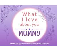 What I Love About You Mummy: A keepsake Journal to Fill with Love and Memories | I Wrote This Book For You | Prompted Blank Book for Kids to Fill with ... Christmas Or Just To Show How You Love Her!