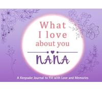 What I Love About You Nana: A keepsake Journal to Fill with Love and Memories | I Wrote This Book For You | Prompted Blank Book for Kids to Fill with ... Christmas Or Just To Show How You Love Her!