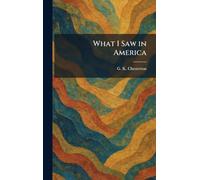 What I Saw in America