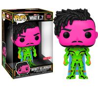 What If? Infinity Killmonger Black Luz LED Jumbo Especial Edición Pop Marvel