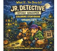 What If...You Drew It? JR. DETECTIVE STORY STARTER COLORING STORYBOOK Every Picture Sparks a New Adventure! For Kids ages 5 to 12: A Creative Coloring ... Turns Kids into Storytelling Super Sleuths