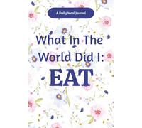 What In The World Did I: Eat | Daily Meal Tracker: Meal Planning Journal & Food Log with Recipe Keeper Pages | Track Daily Nutrition, Calories & ... Eating Log for Weight Loss & Wellness Goals