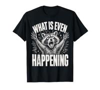 What is Even Happening Funny Raccoon Camiseta