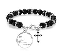 What is Life Quote - Pulsera de cuentas de moda Art Deco