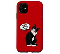 What is Wrong with You? Cat Funny Humor Carcasa para iPhone 11