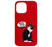 What is Wrong with You? Cat Funny Humor Carcasa para iPhone 13 Pro MAX