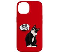 What is Wrong with You? Cat Funny Humor Carcasa para iPhone 14