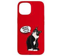 What is Wrong with You? Cat Funny Humor Carcasa para iPhone 15