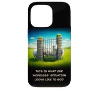 What Our 'Hopeless' Situation Looks Like to God: Faith Sheep Carcasa para iPhone 13 Pro