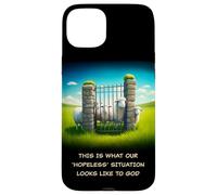 What Our 'Hopeless' Situation Looks Like to God: Faith Sheep Carcasa para iPhone 15 Plus
