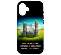 What Our 'Hopeless' Situation Looks Like to God: Faith Sheep Carcasa para iPhone 16