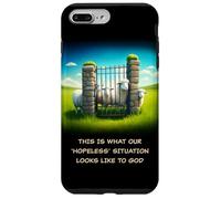 What Our 'Hopeless' Situation Looks Like to God: Faith Sheep Carcasa para iPhone 7 Plus/8 Plus