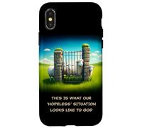 What Our 'Hopeless' Situation Looks Like to God: Faith Sheep Carcasa para iPhone X/XS