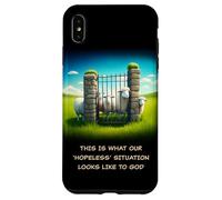 What Our 'Hopeless' Situation Looks Like to God: Faith Sheep Carcasa para iPhone XS MAX