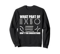 What Part of Don't You Understand Funny Baseball Player Joke Sudadera
