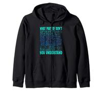 What Part of Don't You Understand | Regalos Divertidos para Profesores de matemáticas Sudadera con Capucha