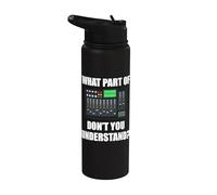 What part of Sound guy Ingeniero de sonido Stainless Steel Insulated Water Bottle