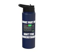 What part of Sound guy Ingeniero de sonido Stainless Steel Insulated Water Bottle