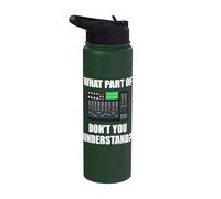 What part of Sound guy Ingeniero de sonido Stainless Steel Insulated Water Bottle