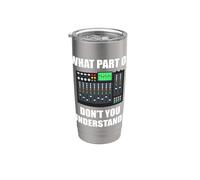 What part of Sound guy Ingeniero de sonido Vaso térmico de acero inoxidable de doble pared