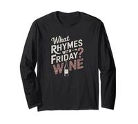 What Rhymes With Friday Wine Humor Manga Larga