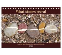 What stones reveal - Stone pictures and poetry to pause for reflection (Desk Calendar 2026 DIN A5 landscape), CALVENDO 12 Month DeskCalendar: Poetry and stone. A mindful calendar.