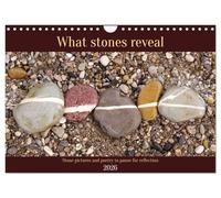 What stones reveal - Stone pictures and poetry to pause for reflection (Wall Calendar 2026 DIN A4 landscape), CALVENDO 12 Month Wall Calendar: Poetry and stone. A mindful calendar.