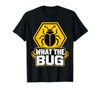 What The Bug Catcher Warning Funny Entomology Insect Catch Camiseta gráfica económica