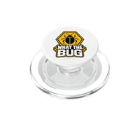 What The Bug Catcher Warning Funny Entomology Insect Catch PopSockets PopGrip para MagSafe