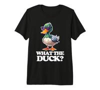 What The Duck? - Divertido Dicho sarcástico Novedad Cool Duck Camiseta Premium