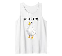 What The Duck Funny Silly Sarcastic Viral Duck Meme Pun Camiseta sin Mangas